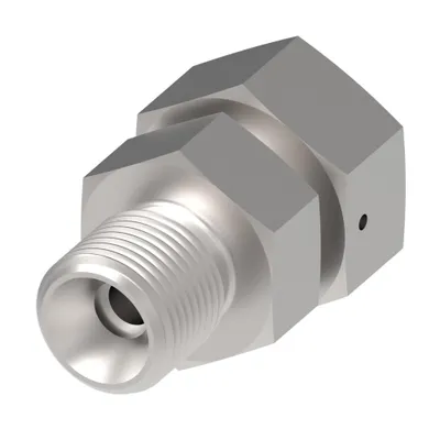 Adapter-STR,2C,8L12L,316L,FKM,PA
