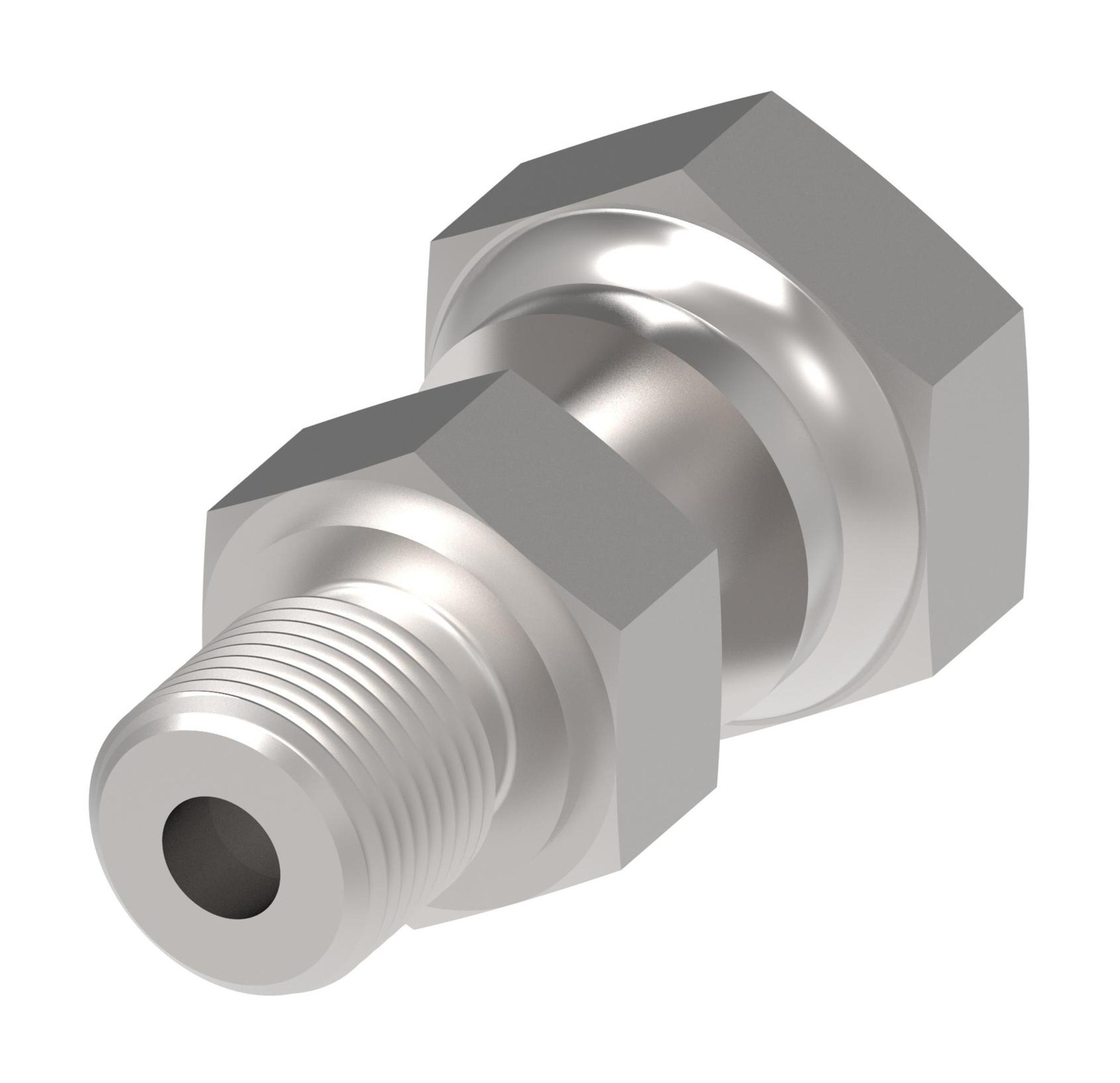 Adapter-STR,2GF,-6-8,316L,FKM,PA