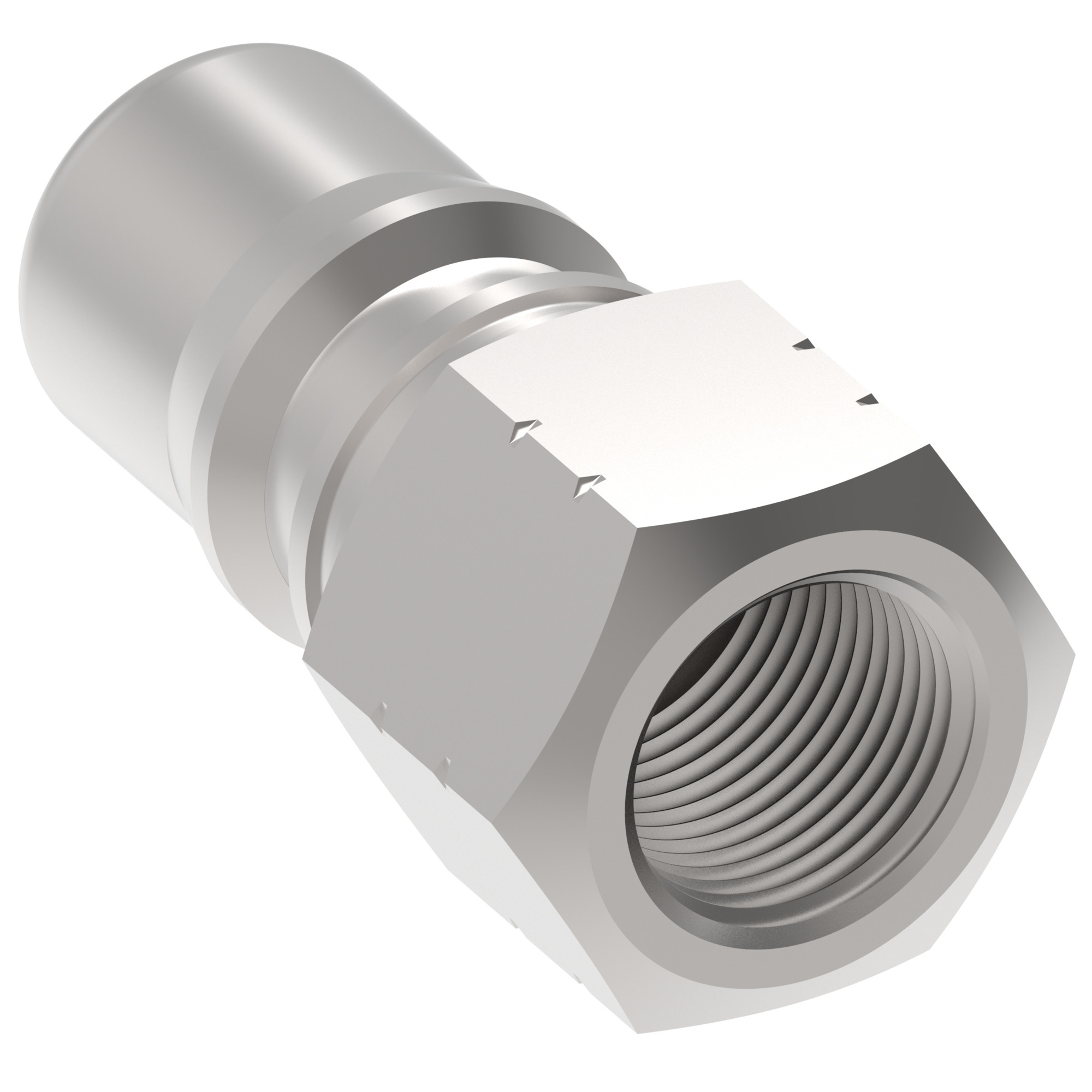 COUPLING,HK,M,1/4,CS,-6UNF,NBR — photo 3 of 3