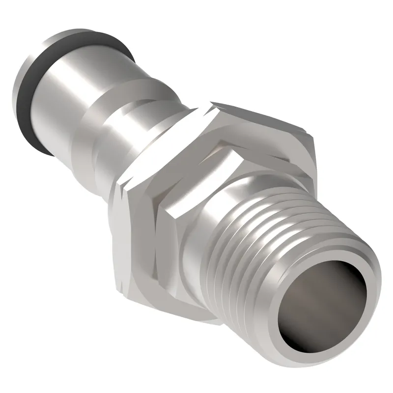 COUPLING,2HKGL,M,1/4,SS,-4NPT,NBR — photo 2 of 3