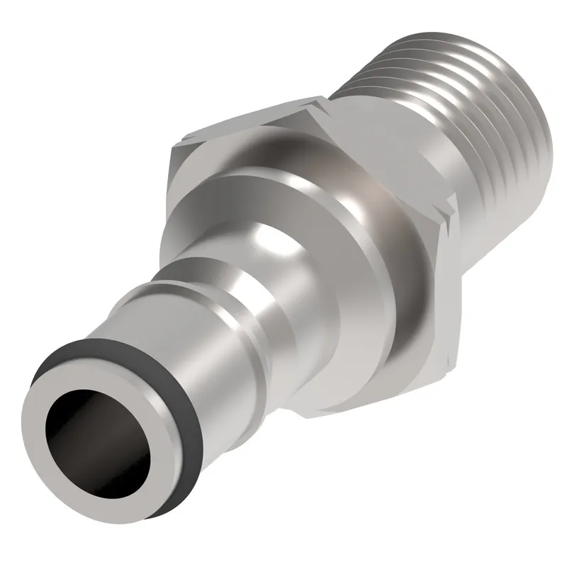 COUPLING,2HKGL,M,1/4,SS,-4NPT,NBR — photo 1 of 3