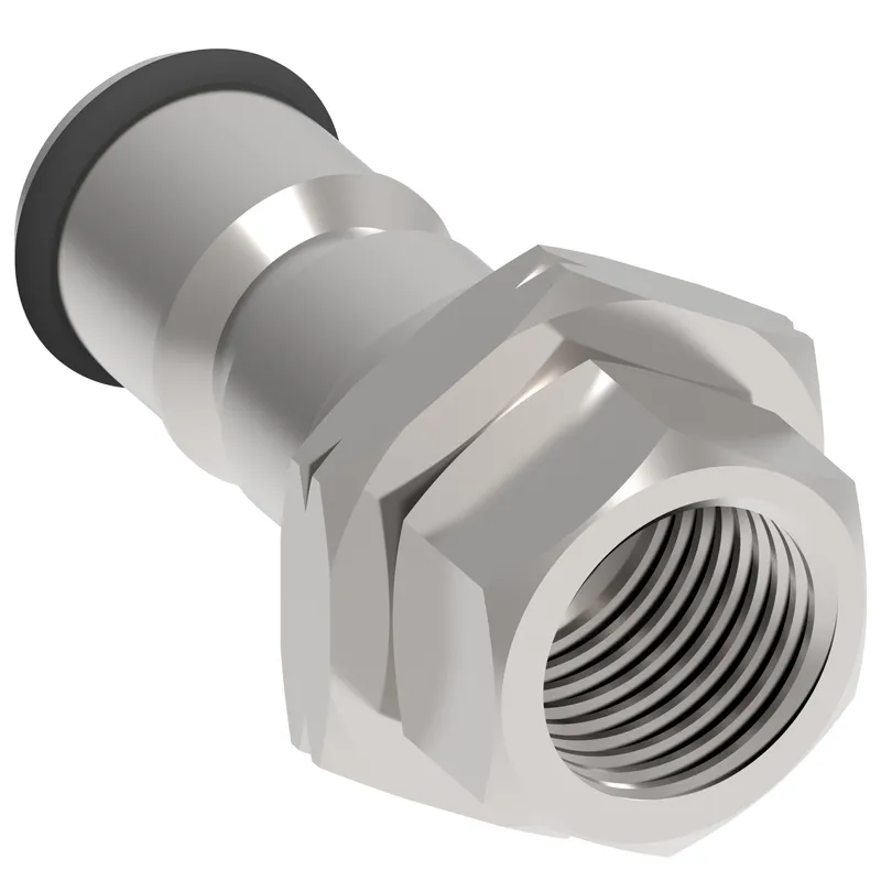 COUPLING,2HKGL,M,1/4,SS,-4NPT,EPDM — photo 2 of 3