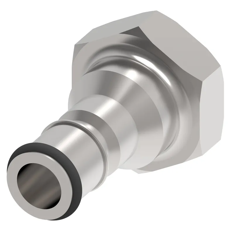 COUPLING,2HKGL,M,1/4,SS,UNF,NBR — photo 1 of 3