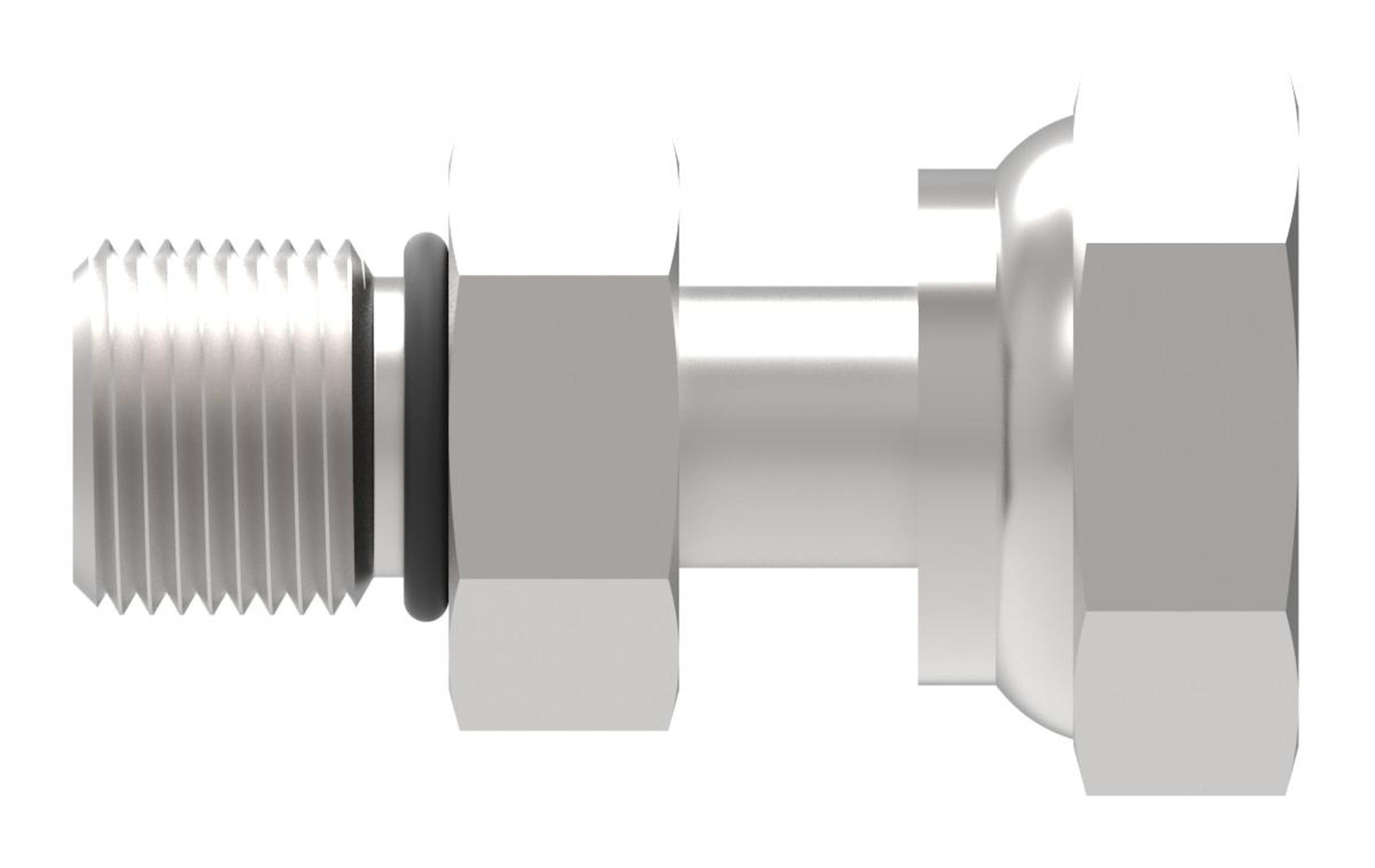 Adapter-STR,2OF,-6-6,CS,NBR,Z — photo 2 of 3