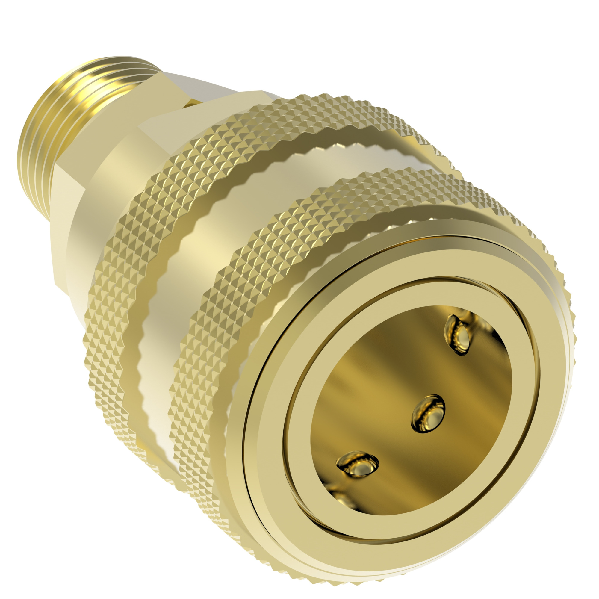 Cplng, 3000 SERIES FEMALE, BRASS — photo 2 of 3