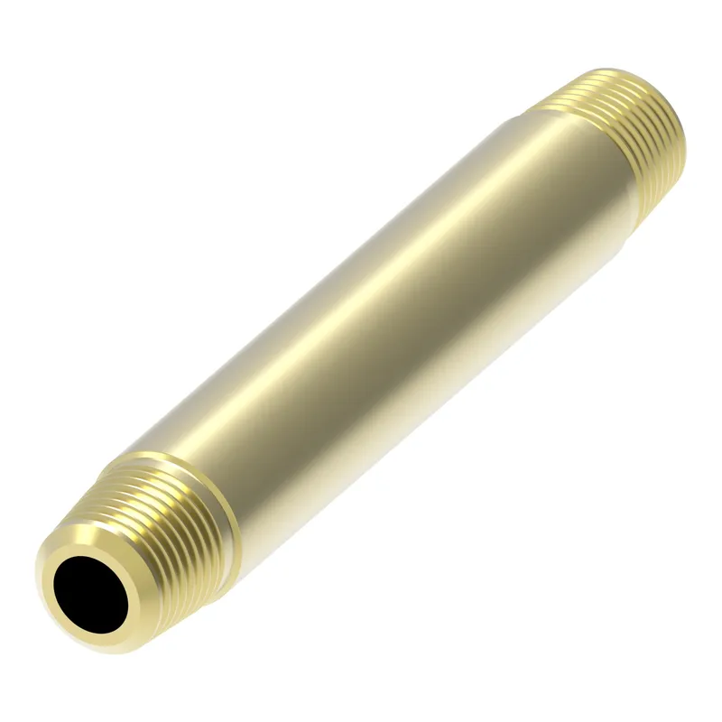 Adapter Brass Str Long NippleMP x MP — photo 1 of 3