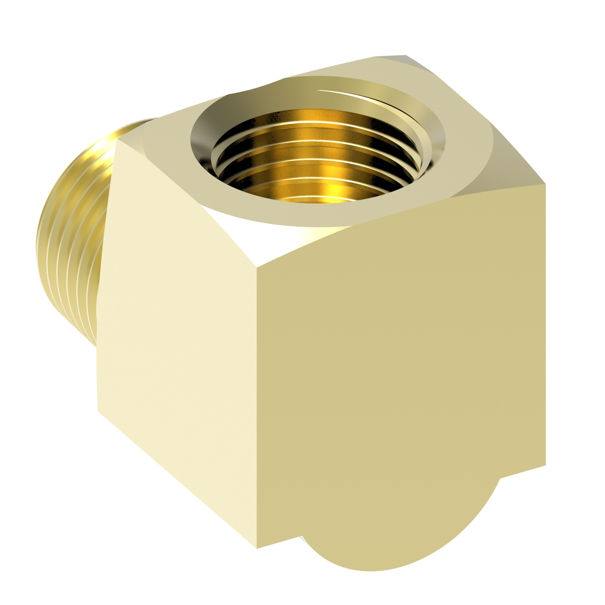 Adapter Brass Pipe 90D with sealant — photo 3 of 3