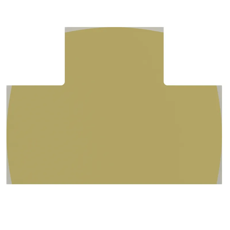 Adapter Brass Pipe TEE TEE 1/8 ENDS — photo 2 of 3