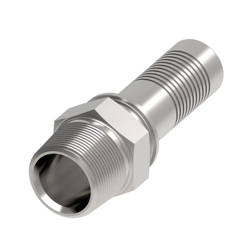 Nipple(Perm) Thermo Str-8 Hose x 3/8MP — photo 1 of 3