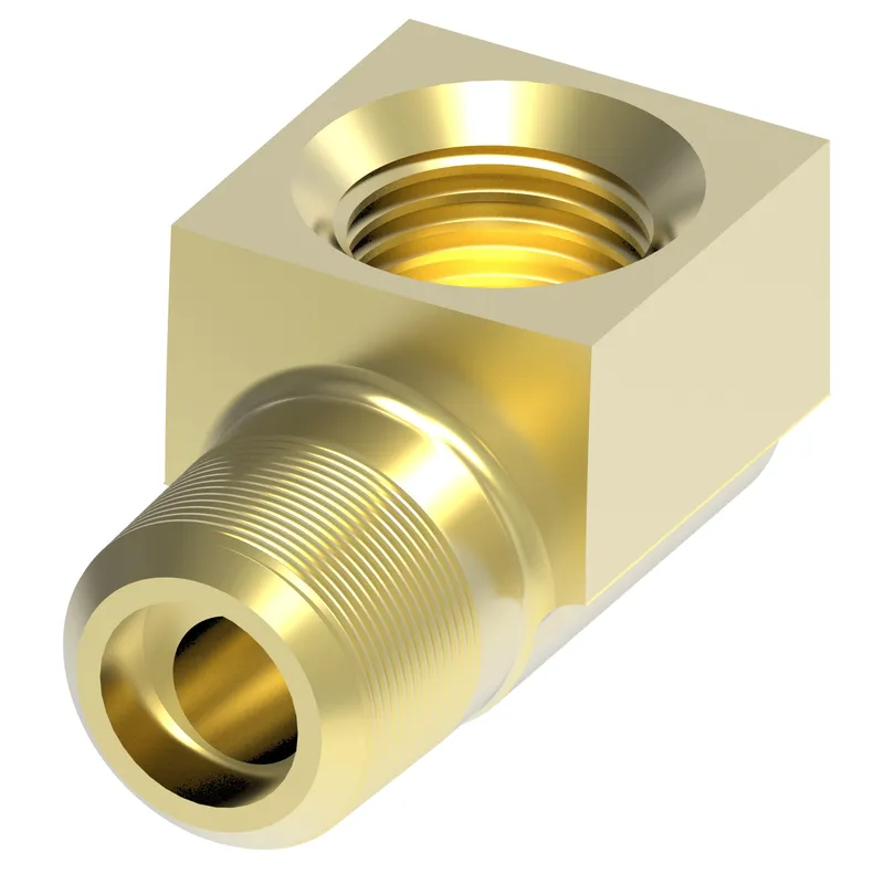 Adapter Brass Inverted 90D 8 T x 6 MP — photo 1 of 3