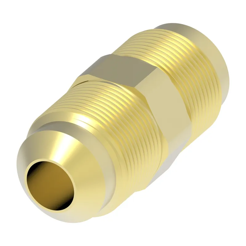 ADPT Brass SAE45 Str Union -2T x -2 T — photo 1 of 3