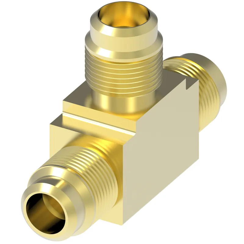 Adapter SAE45 Flare Tee -3T all ends — photo 1 of 3