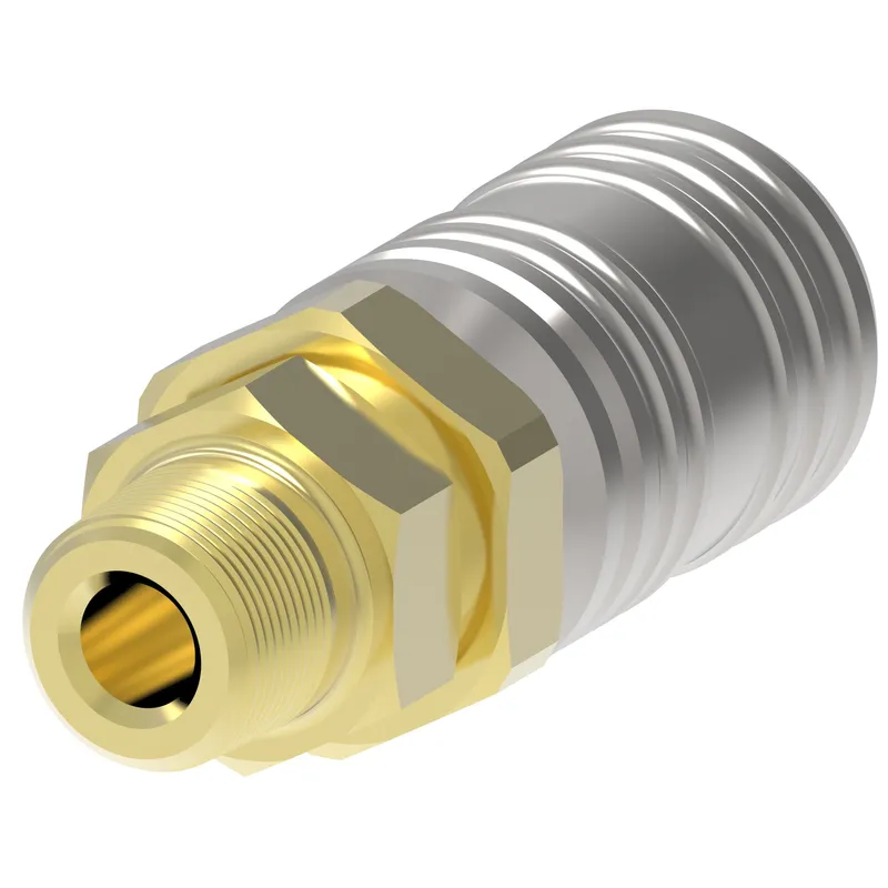 Cplng, 400 SERIES Socket,Brass — photo 1 of 3