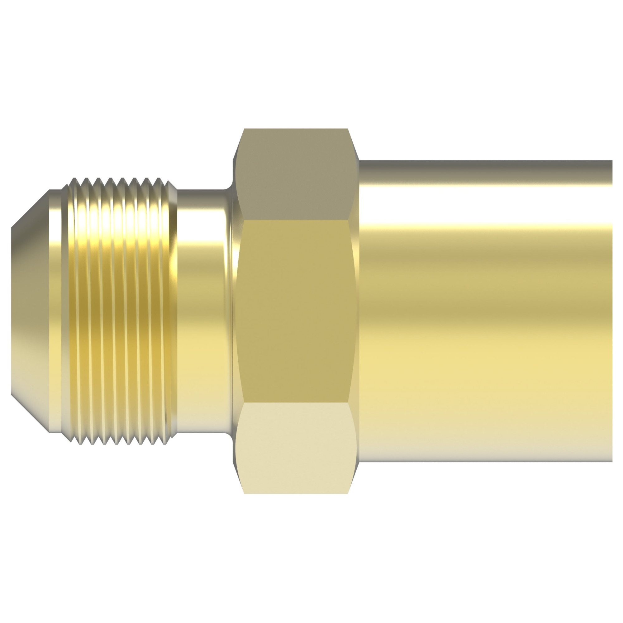 Adapter Brass SAE45 Str -6T x 3/8FP — photo 3 of 3