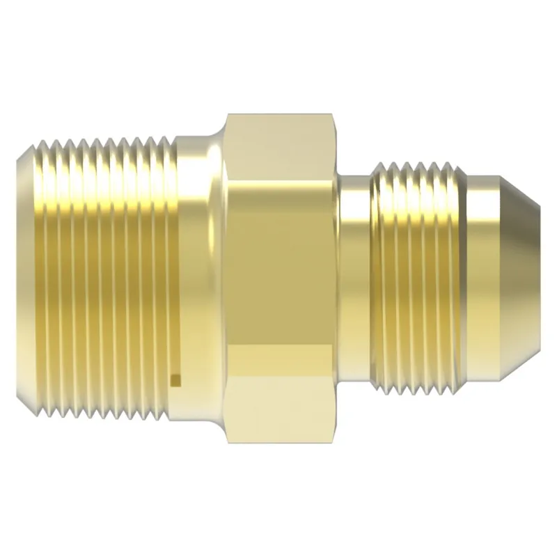 Adapter Brass Str M SAE 45 Flare x MP — photo 2 of 3