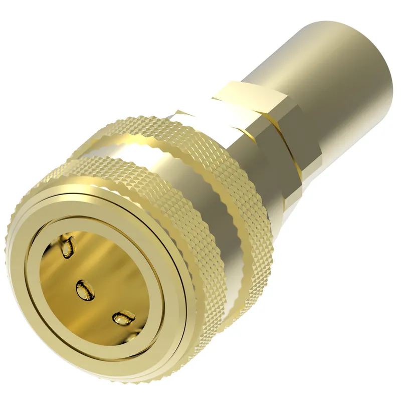 Cplng, ST SERIES FEMALE, BRASS — photo 1 of 3
