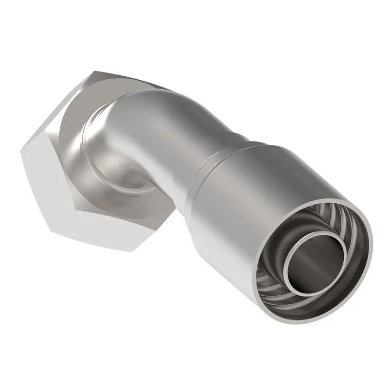 HOSE FTG, 4T/12, DKOL/20, CS, 45D — photo 2 of 3