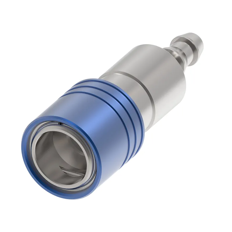 COUPLING,UQD,F,1/4,303,-4BARB,EPDM — photo 1 of 3