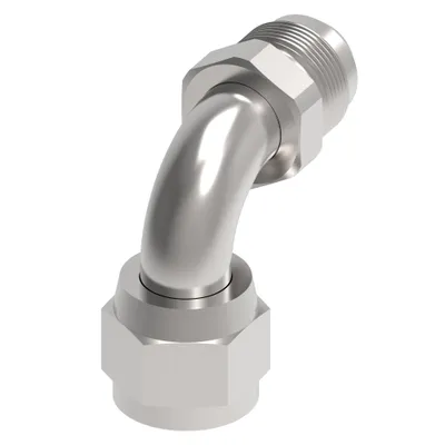 Adapter, SAE 37 90 elbow SFX FOR CAPS