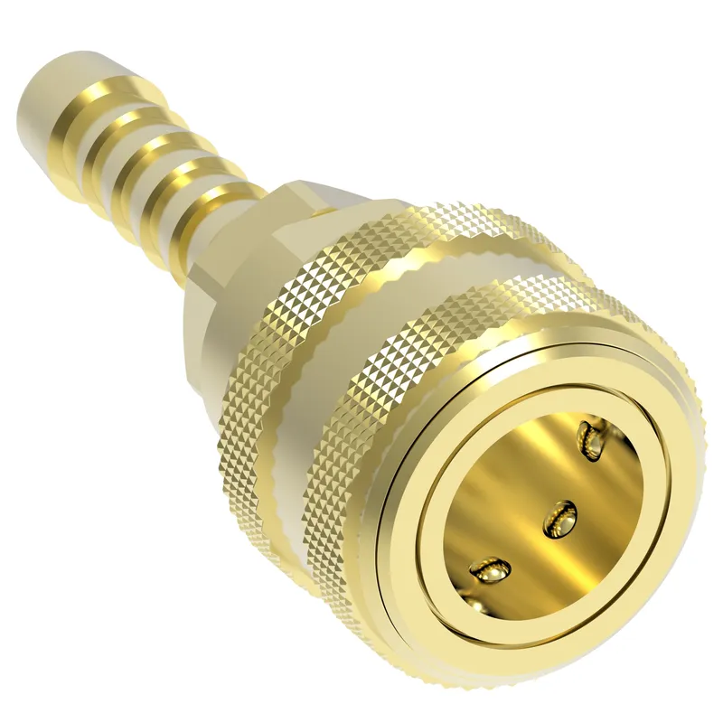 Cplng, 5000 SERIES FEMALE, BRASS — photo 2 of 3