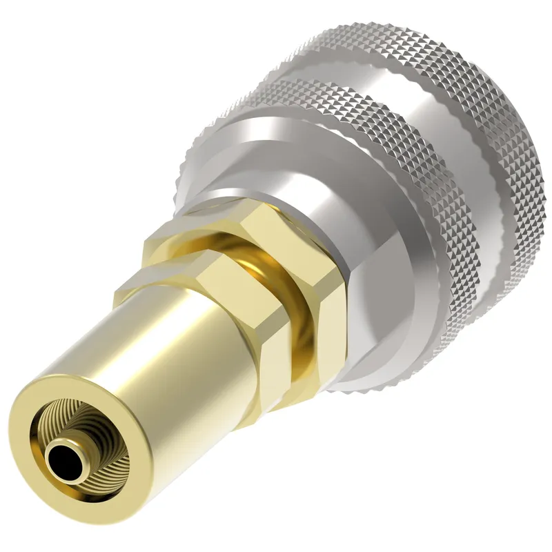 Cplng, 5000 SERIES FEMALE, BRASS — photo 1 of 3