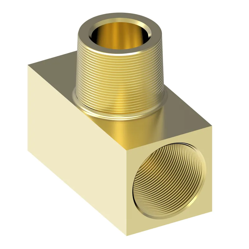 Adapter, Brass,Inverted TEE -3T-3T-2MP — photo 3 of 3