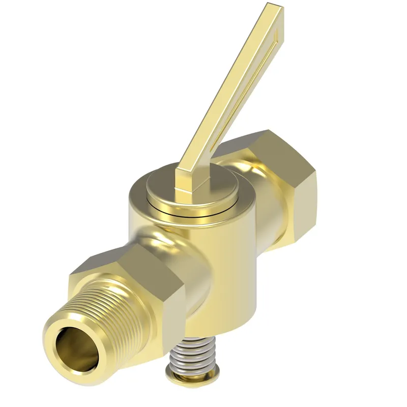 VALVE BRASS SHUTOFF 1/4FP 1/4 MP — photo 1 of 3
