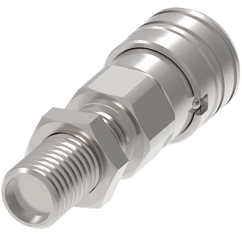 COUPLING,FF,F,1/4,CS,10L-BH,NBR — photo 1 of 3