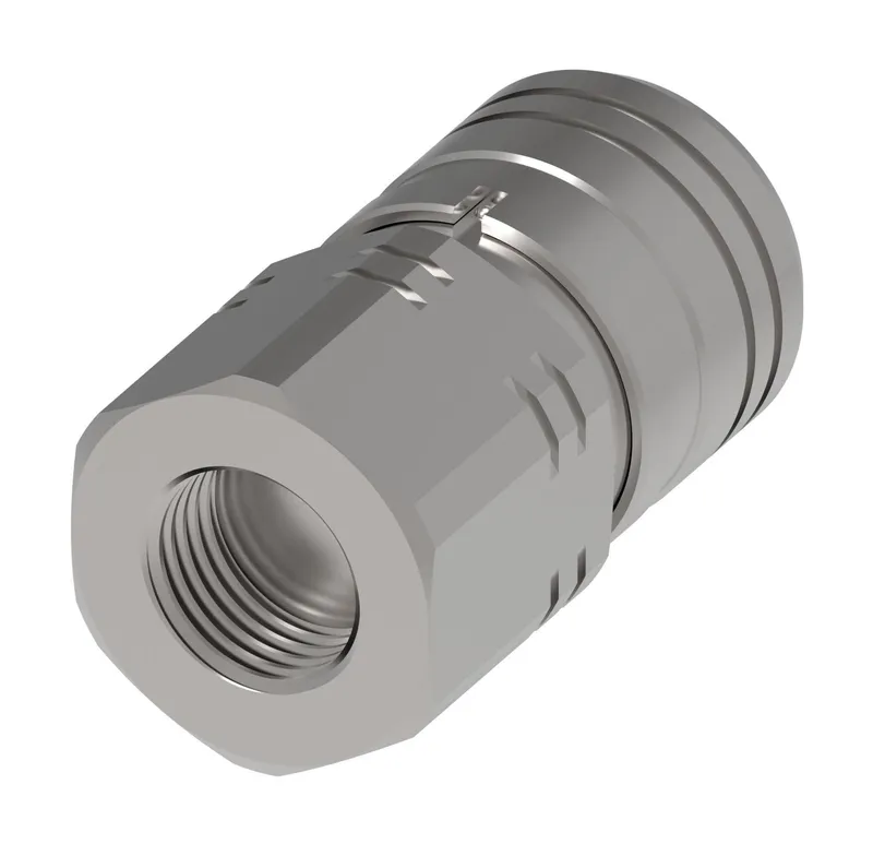 COUPLING,FF,F,1/4,CS,-4NPT,NBR — photo 1 of 3