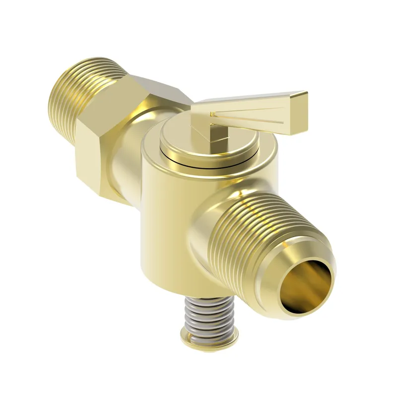 Valve Brass SAE45 STR -6 M x 1/4 MP — photo 3 of 3