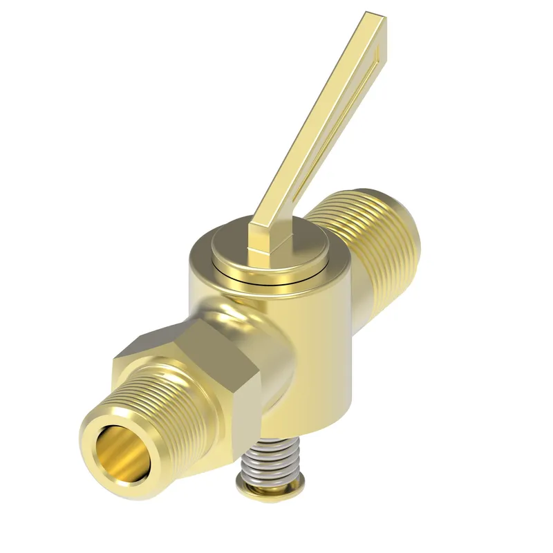 Valve Brass SAE45 STR -6 M x 1/4 MP — photo 1 of 3