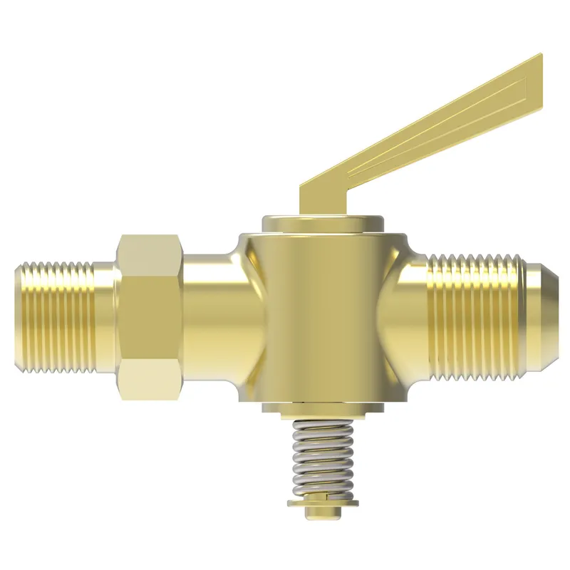 Valve Brass SAE45 STR -6 M x 1/4 MP — photo 2 of 3
