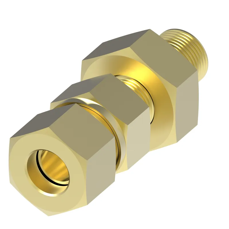 Adapter Selfalign Brass BULKHEAD UNION A — photo 1 of 3