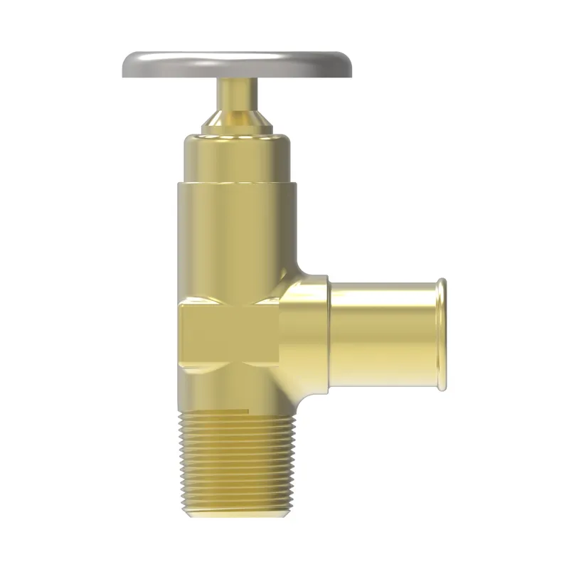 Brass Drain Valve 90D 5/8 HOSE X 1/2 MP — photo 2 of 3