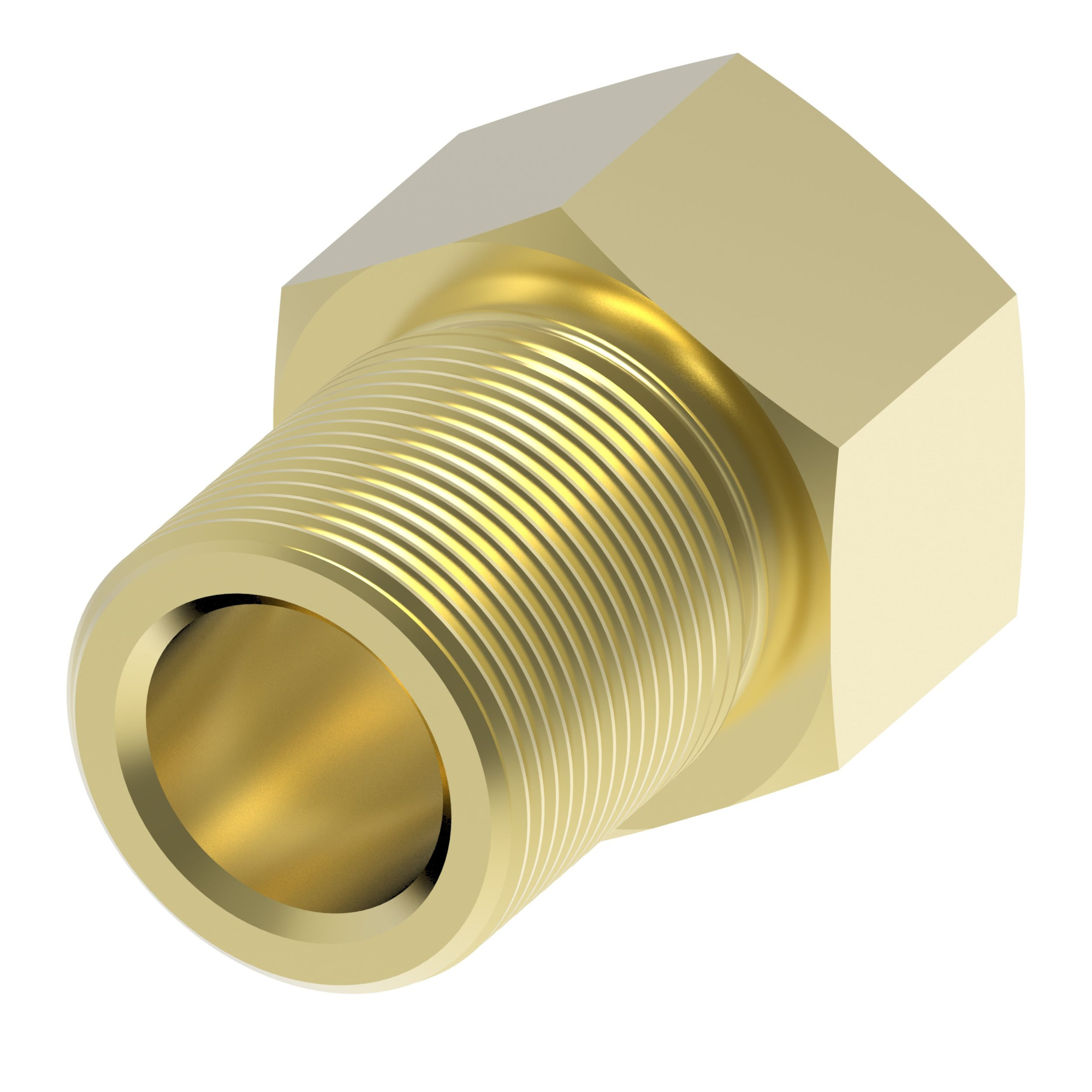 Adpt BRASS BRAKE -4Invx7/16-20M — photo 1 of 3