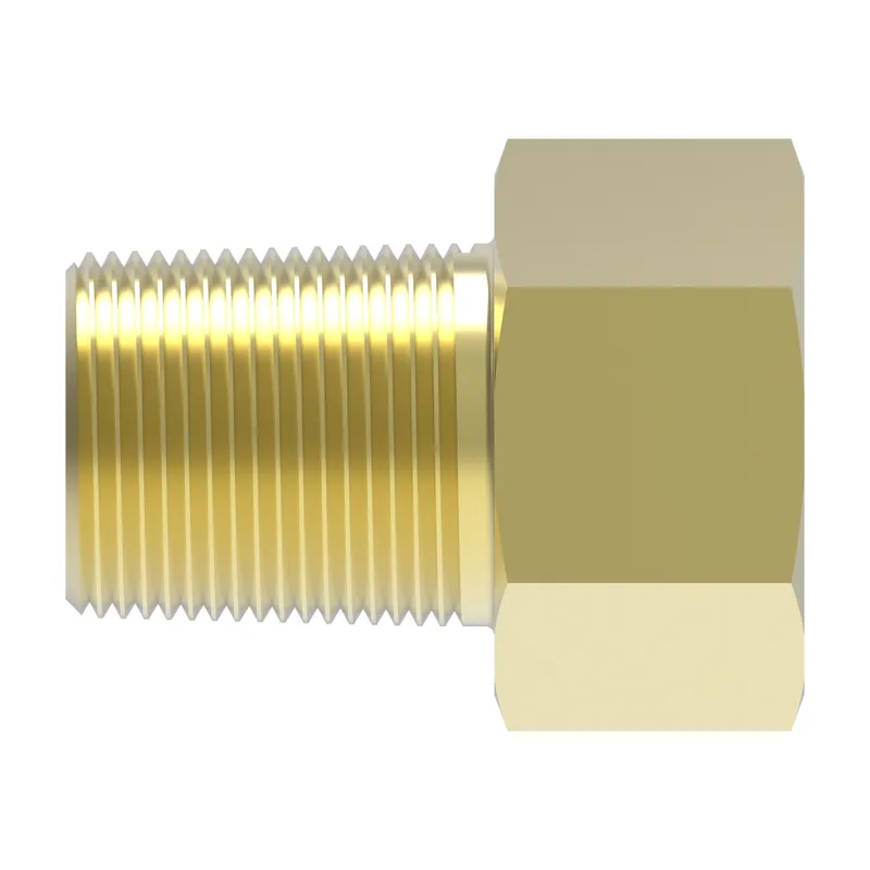 Adpt BRASS HYD BRAKE Str -5F Inv x 3/8MP — photo 2 of 3