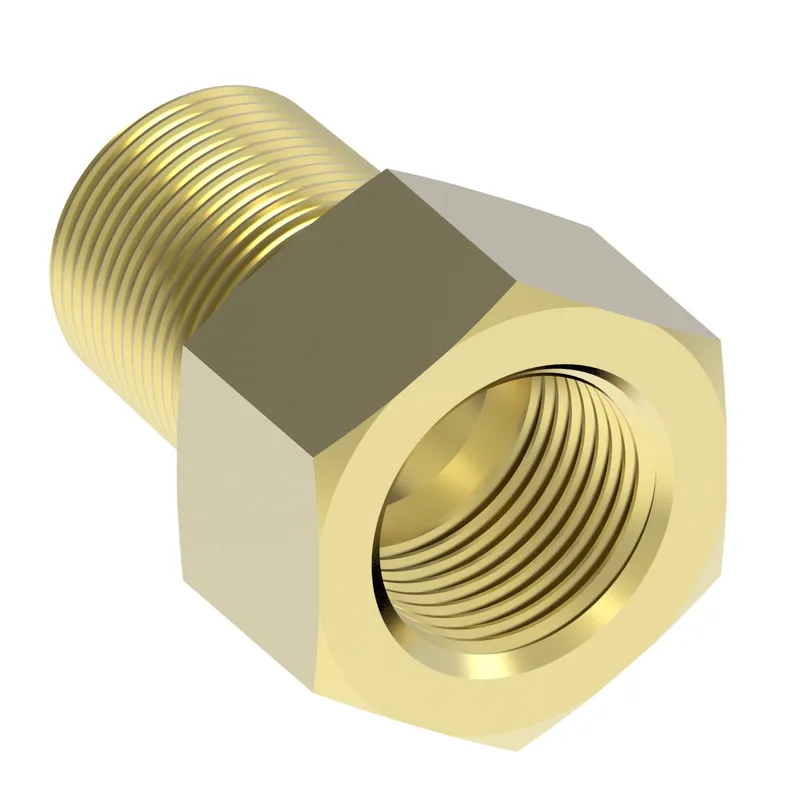 Adpt BRASS HYD BRAKE Str -5F Inv x 3/8MP — photo 3 of 3