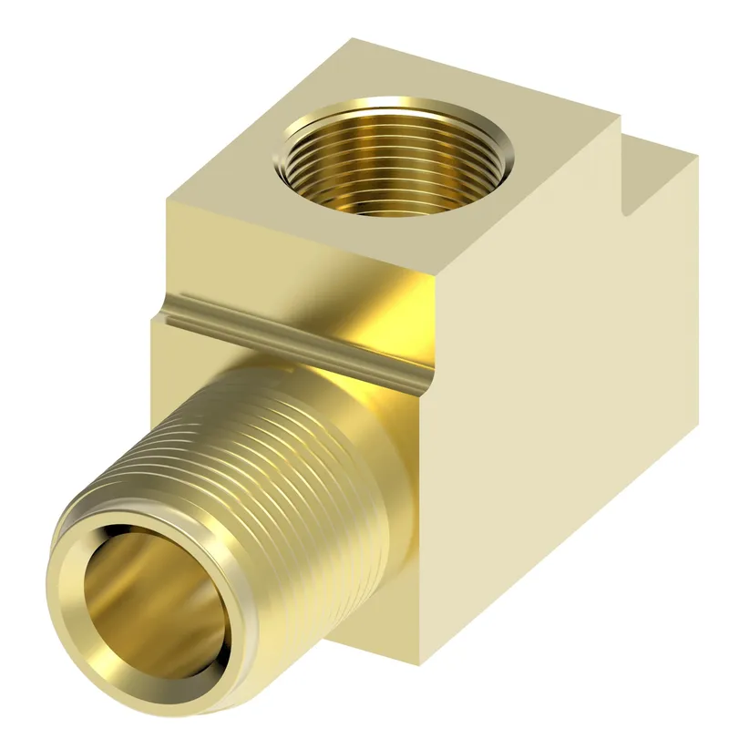 Adpt brass brake tee -3Fx-3M-3F 9/16-20 — photo 1 of 3