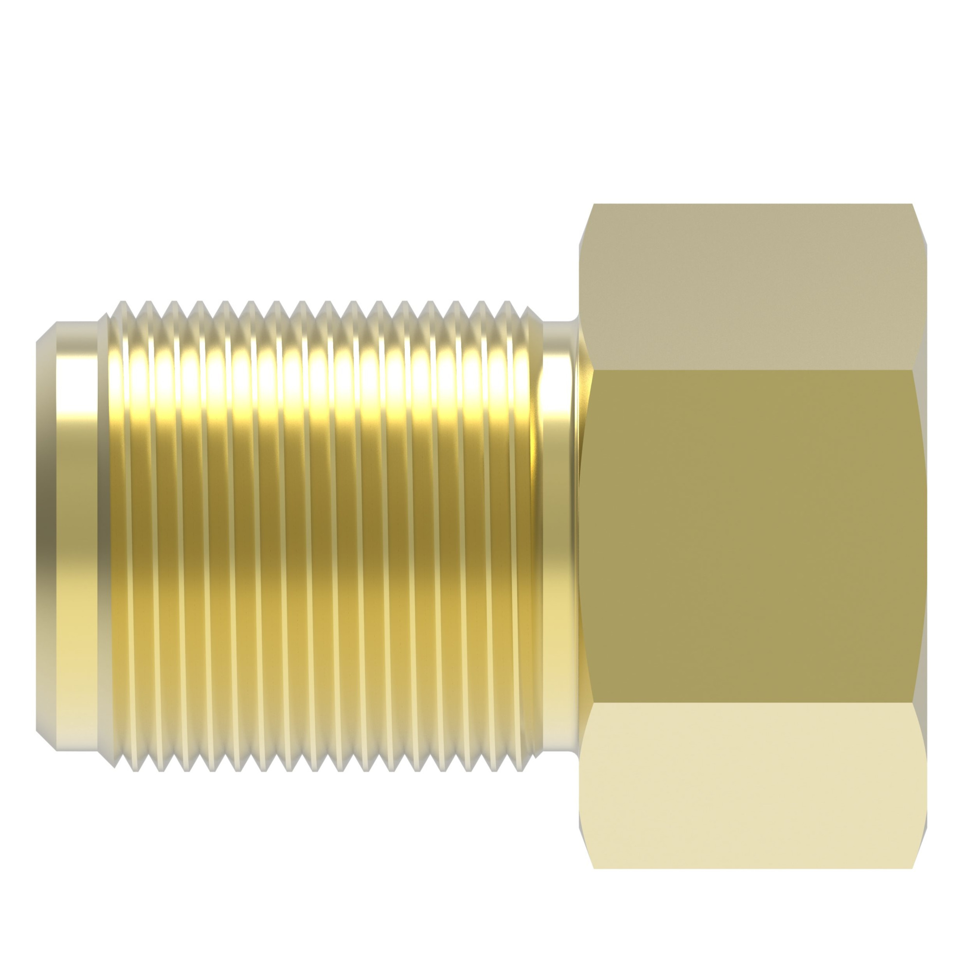 Adpt BRASS BRAKE -3InvF x M12x1.0 end — photo 2 of 3