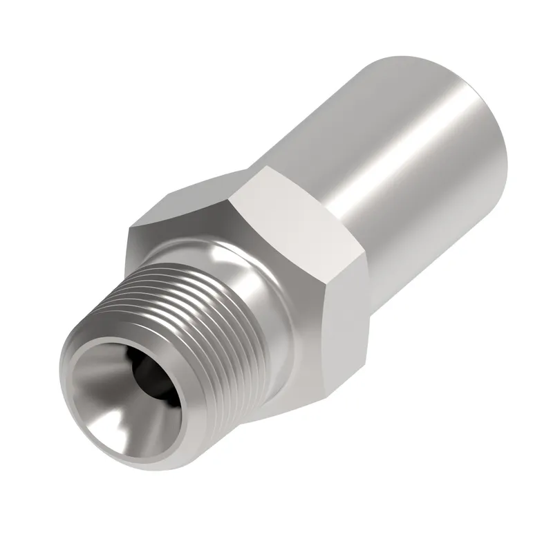 HOSE NIPPLE ASSY,4T/02,NPTF-M/02,CS,STR — photo 1 of 3