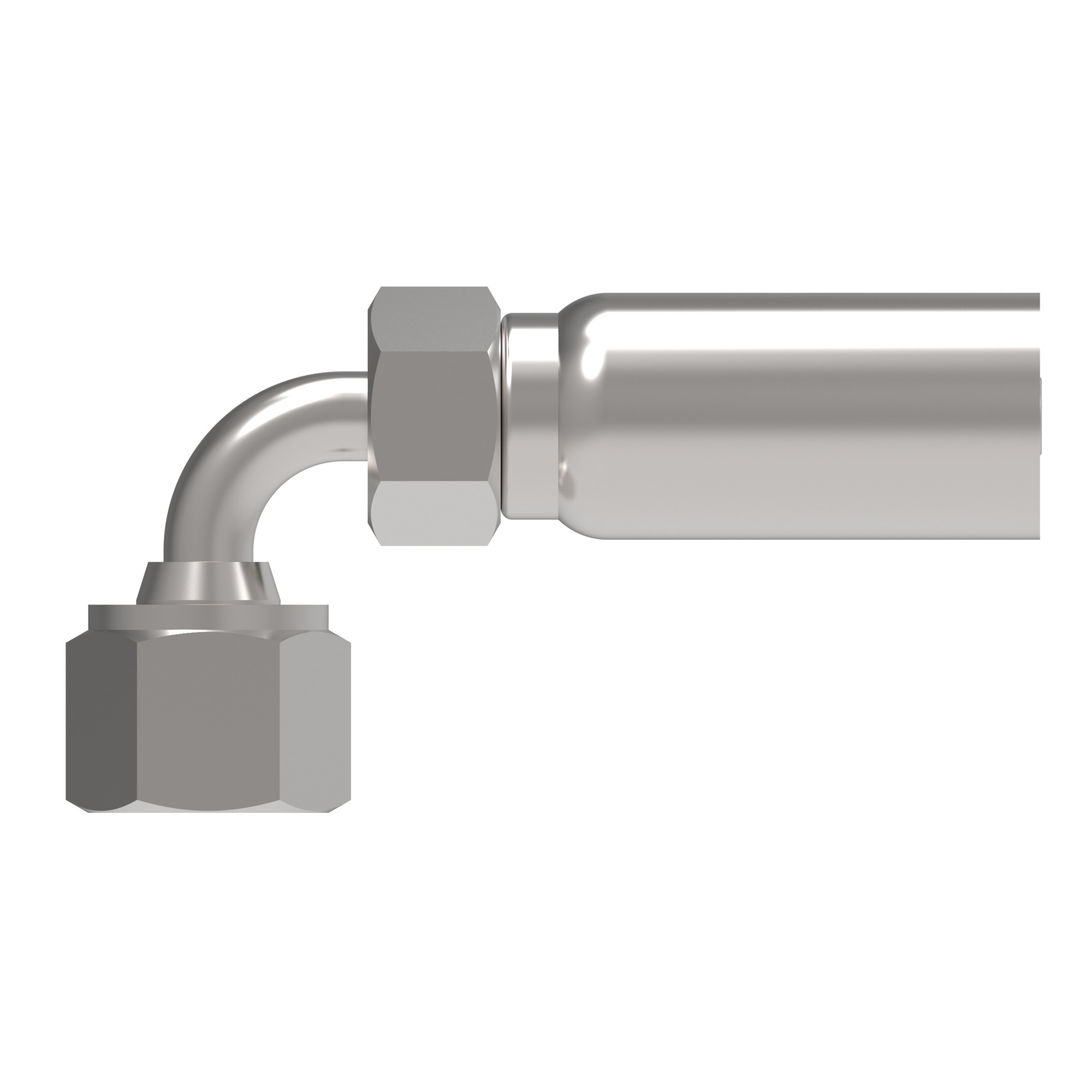Ftng (perm), thermo ORFS 90 DEG SWIVEL — photo 2 of 3