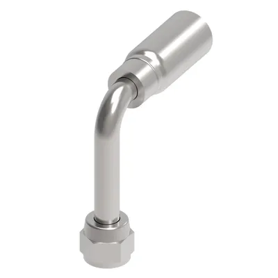 Ftng thermo 90 DEG. JIC FE LONG DROP