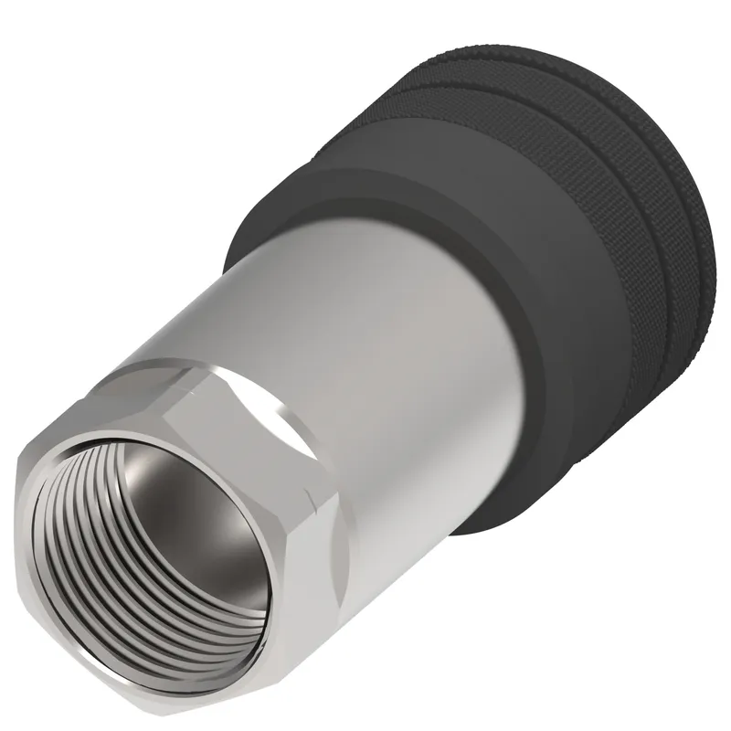 COUPLING,ADB,F,3/8,ALU,-6BSPP,EPDM — photo 1 of 3
