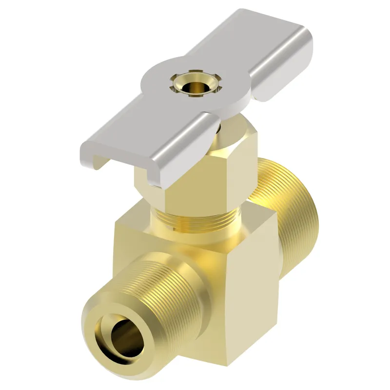 VALVE BRASS SHUTOFF STR COMP -5T x 1/4MP — photo 1 of 3