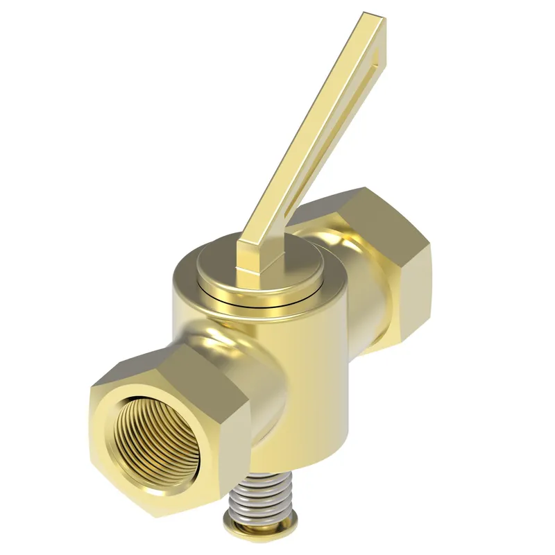 VALVE BRASS COMPRESSION STR -5T x -5T — photo 1 of 3