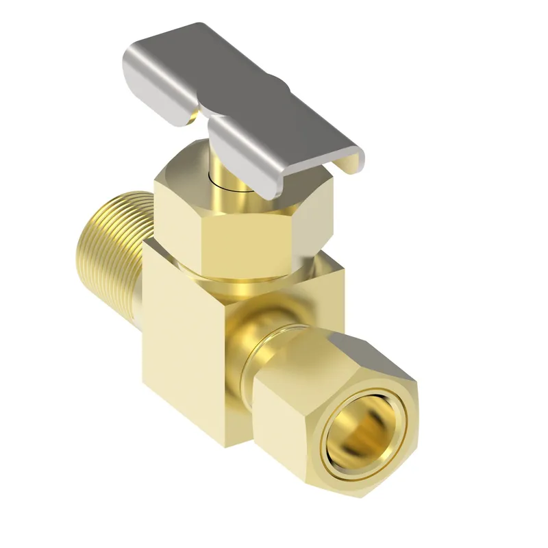 VALVE BRASS SELFALIGN STR -6T x -6T — photo 2 of 3