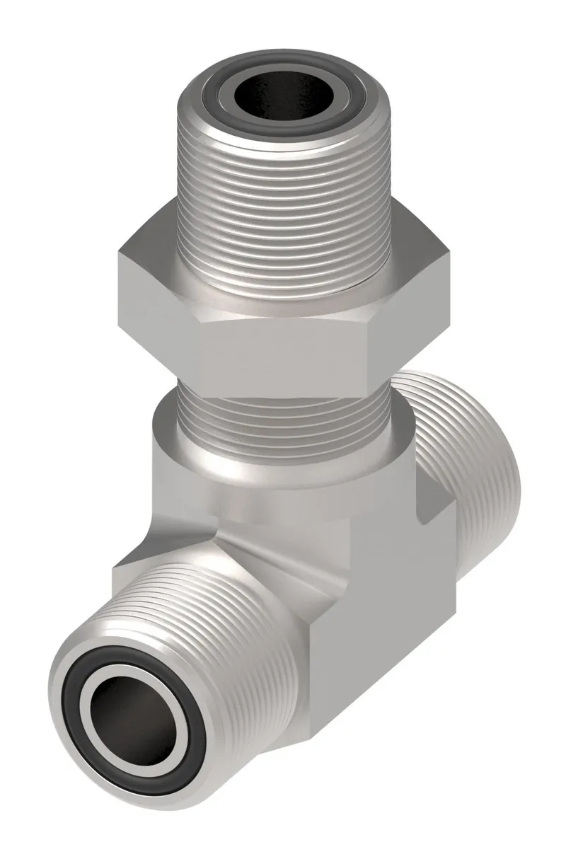 Adapter-TEE,AF6FF-LN,-8-8-8,CS,NBR,Z — photo 1 of 3