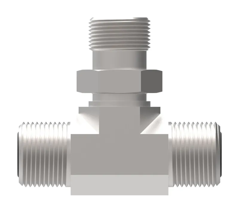 Adapter-TEE,AFGF,-4-4-4,CS,NBR,Z — photo 2 of 3
