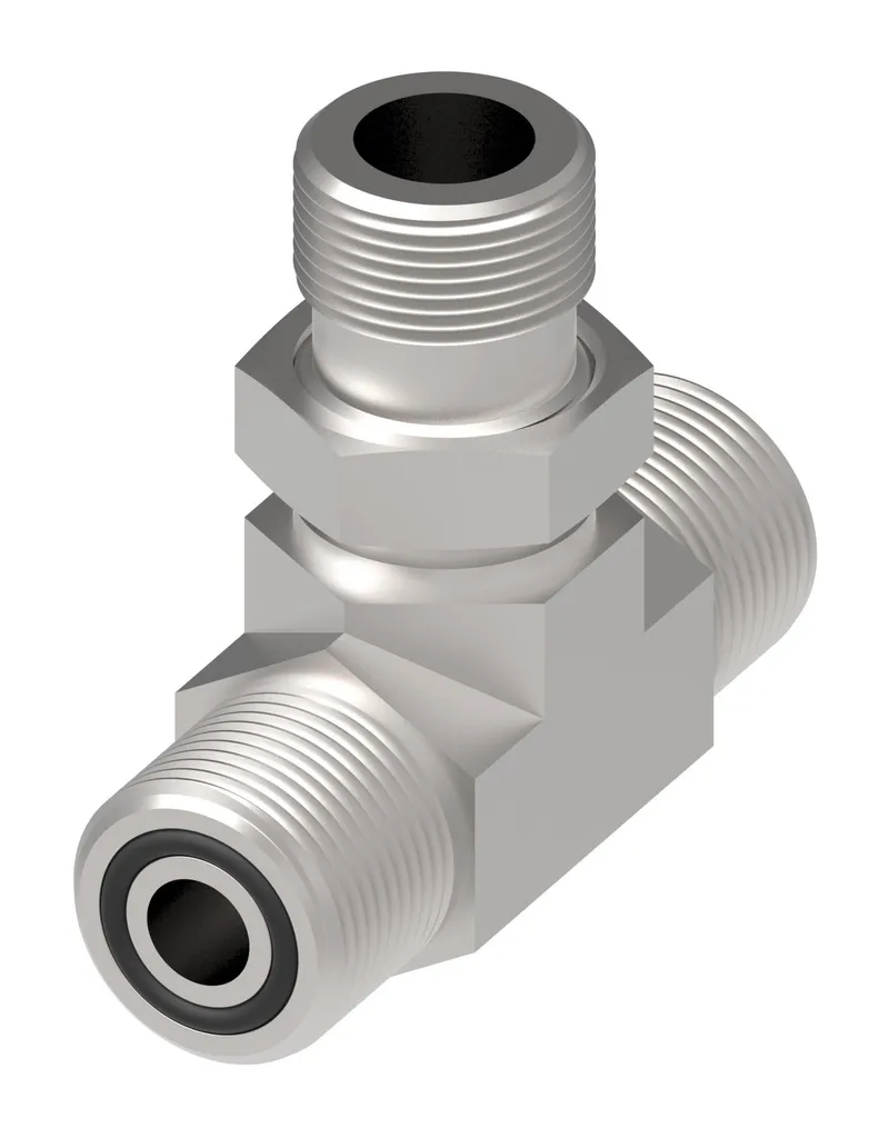 Adapter-TEE,AFGF,-8-8-8,CS,NBR,Z — photo 1 of 3