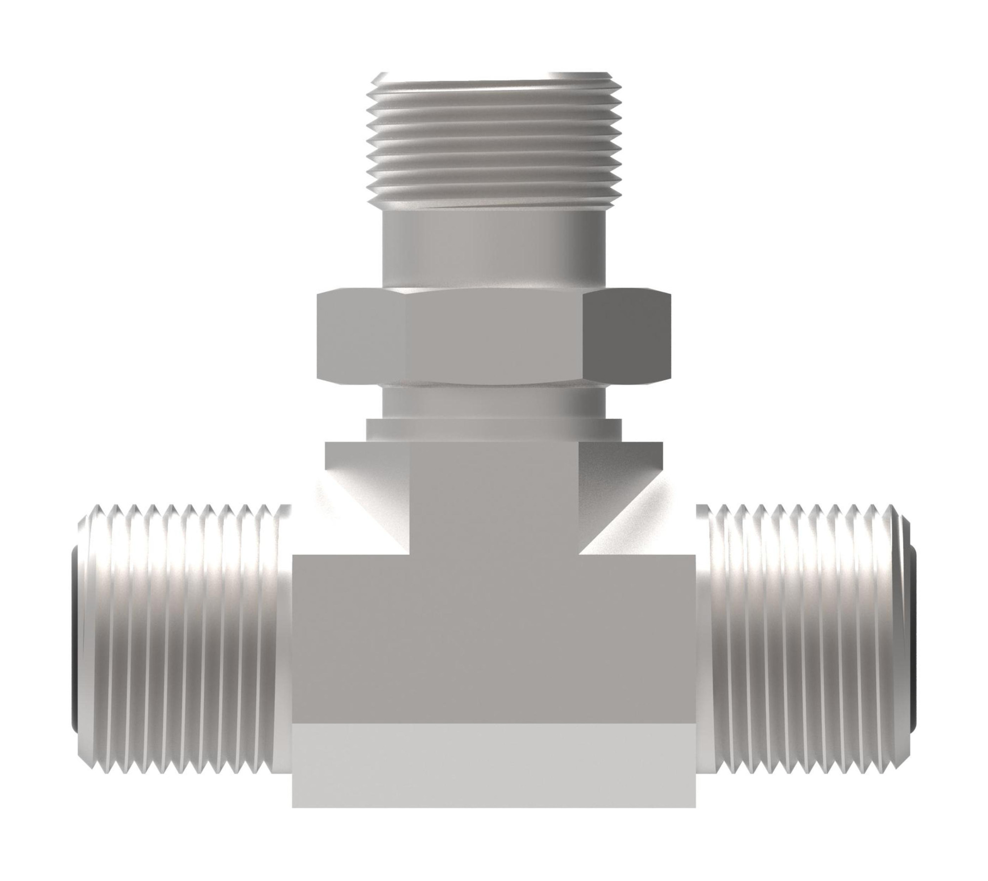 Adapter-TEE,AFOF,-8-8-8,CS,NBR,Z — photo 2 of 3